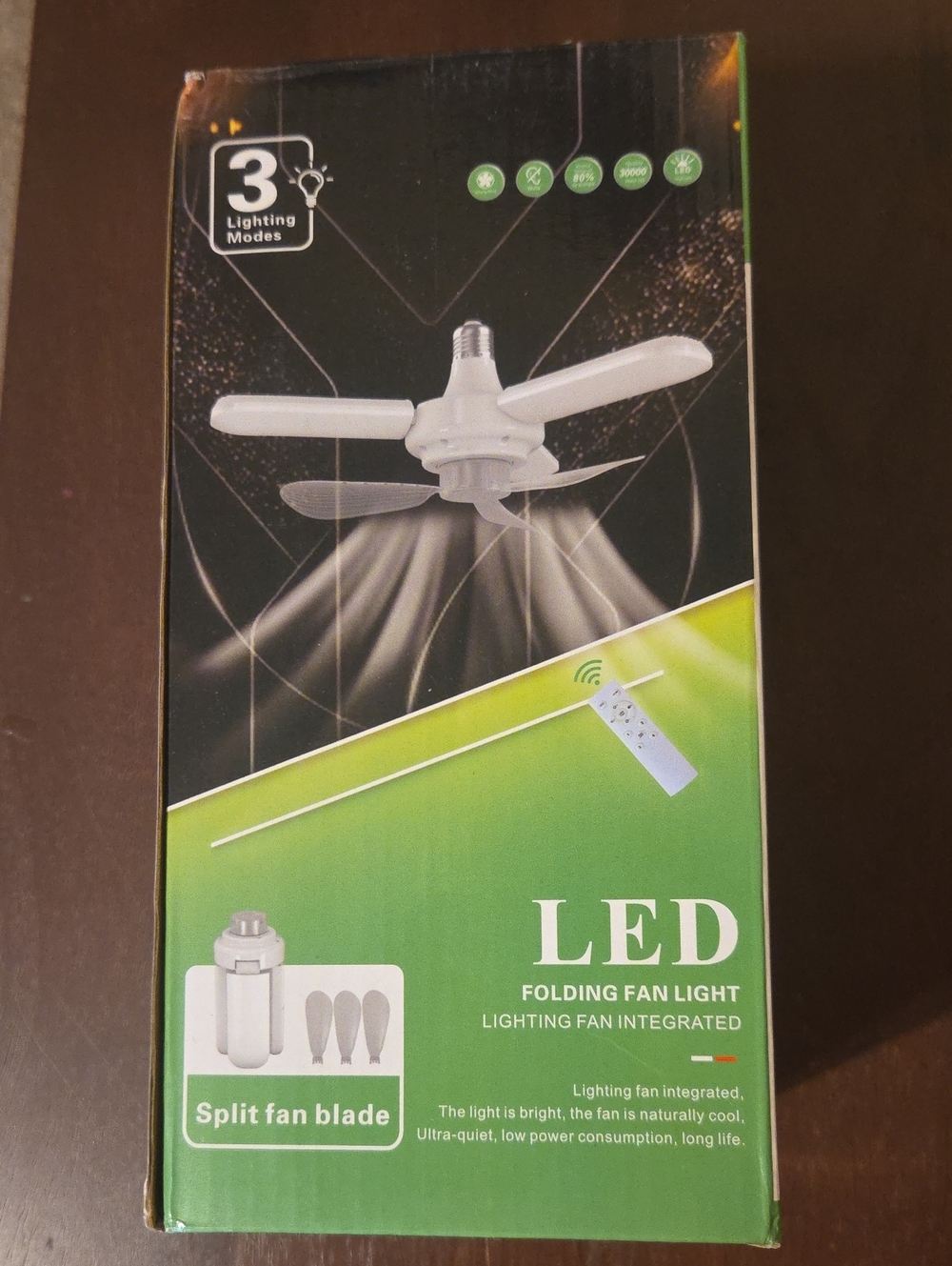 LED Folding Fan Light